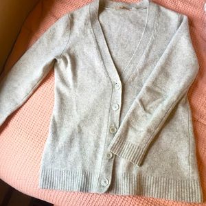 Uniqlo Grey Wool Cardigan